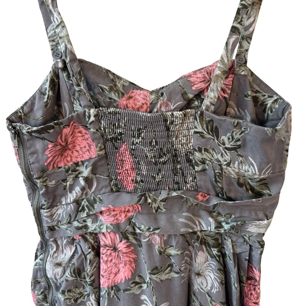 Wilfred Convertible Floral Dress Size 8 Sweetheart Neckline Pockets Party - Picture 10 of 11